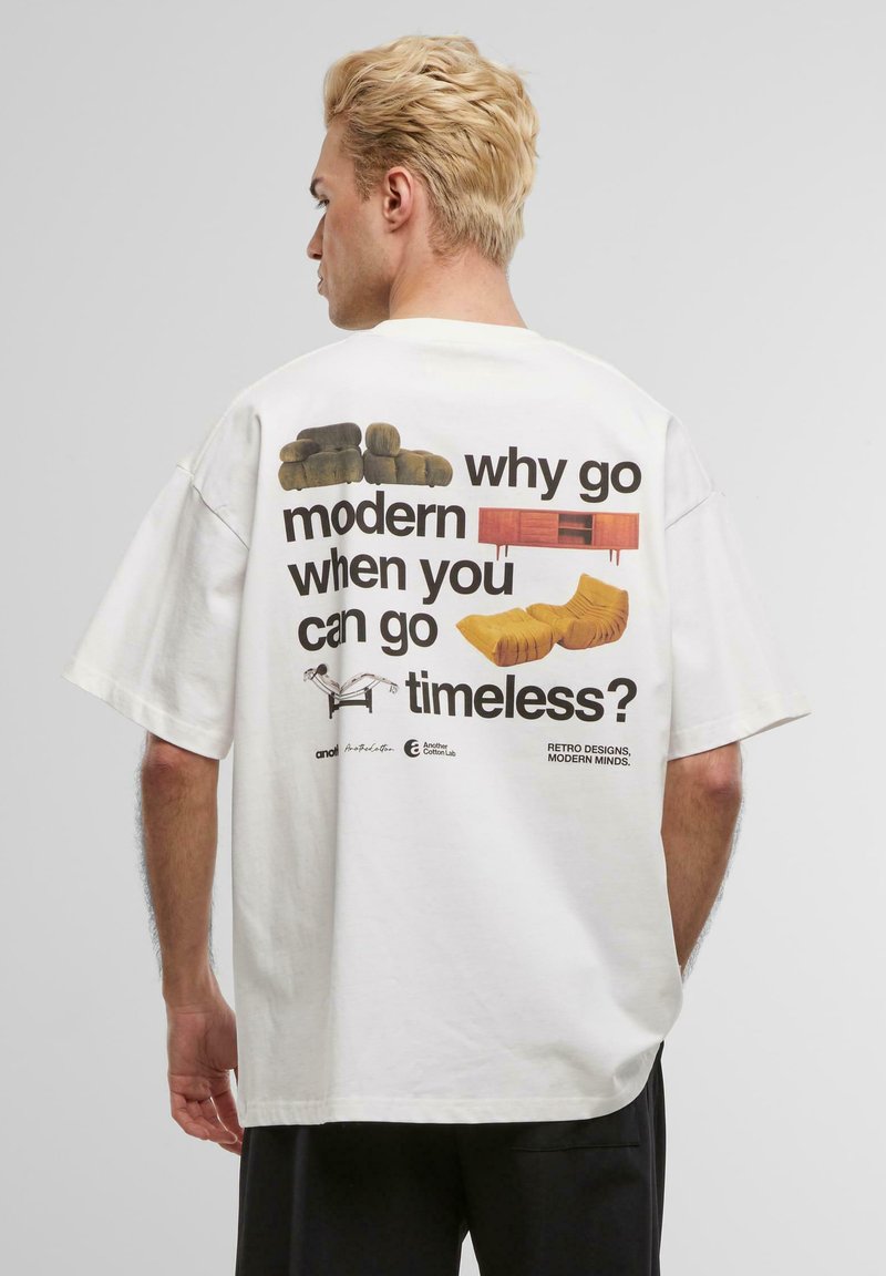 Another Cotton Lab - Print T-shirt - white, Enlarge