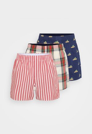 3 PACK - Boxeralsó - red/blue/white