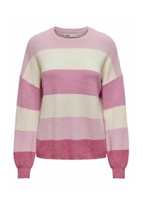 Stickad tröja - pink lady