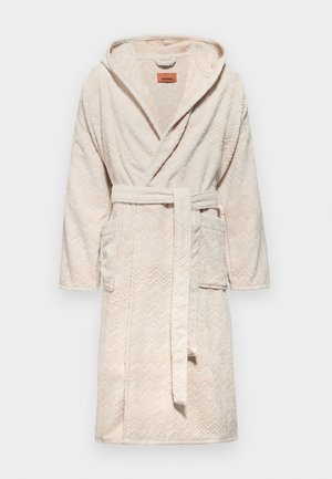 Missoni CHALK HOODED BATHROBE UNISEX - Badjas - natural