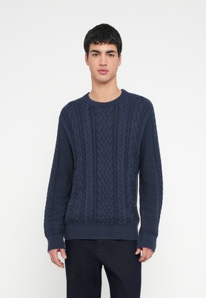CABLE CREW - Neule - vintage navy