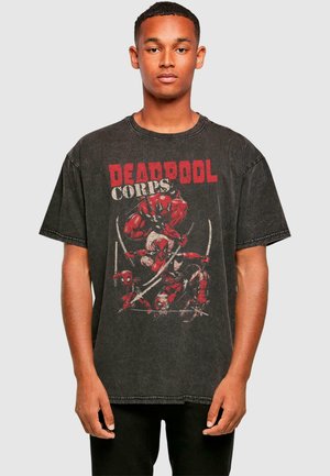 Print T-shirt - black