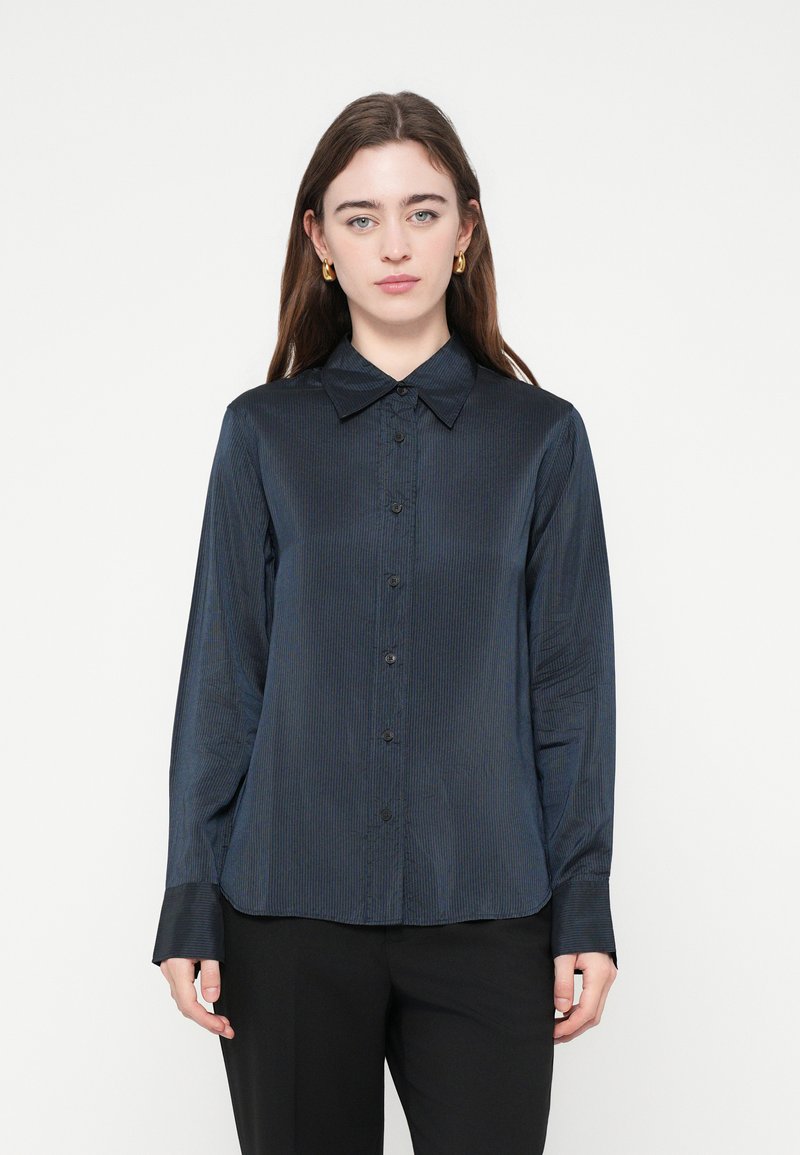 closed Overhemdblouse blauw