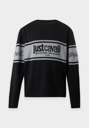 Just Cavalli, LOGO - Maglione - black