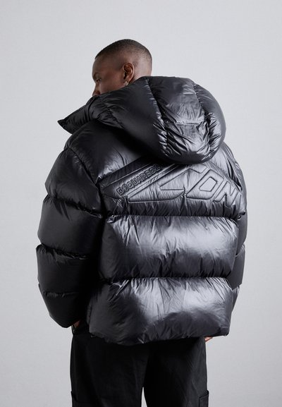 DSQUARED2 ICON PUFFER KABAN - Bunda z prachového peří - black