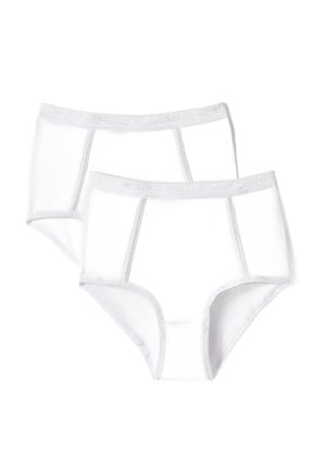 SET DI 2 PACK CULOTTE EFFETTO PANCIA PIATTA - Slip - White