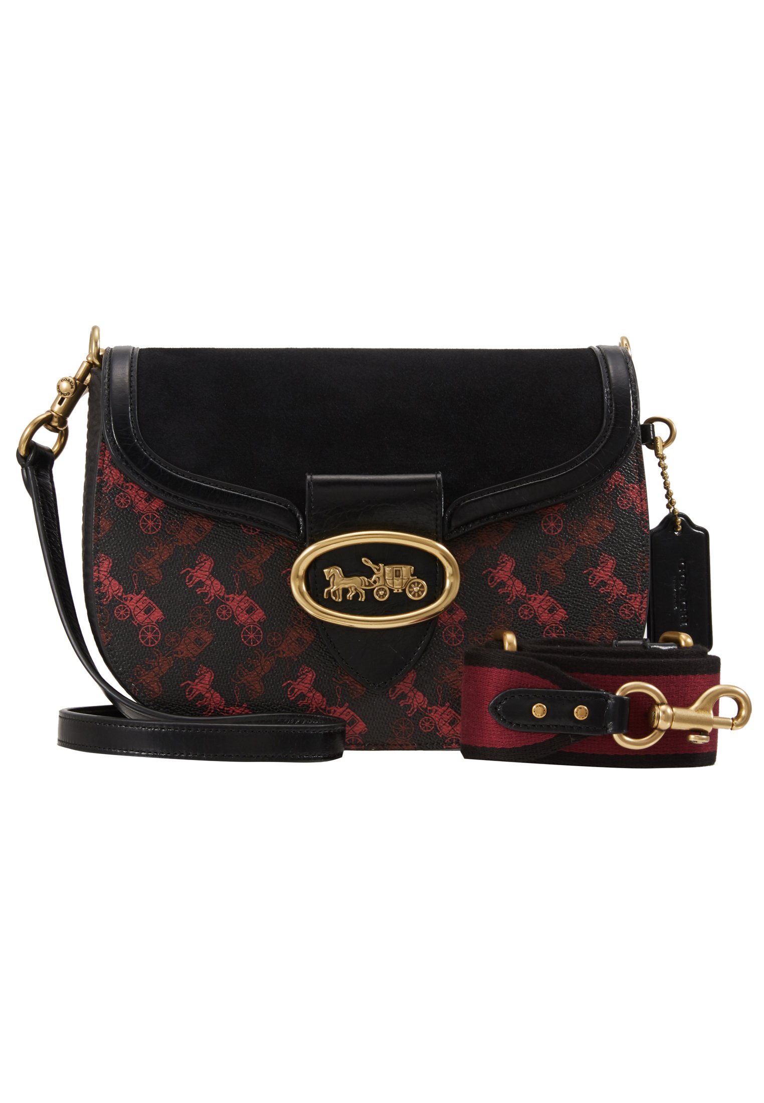 Coach HORSE AND CARRIAGE SADDLE BAG Skulderveske black Coach HORSE AND CARRIAGE SADDLE BAG Skulderveske black