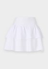 VMSUN FRILL SMOCK SHORT SKIRT - Φούστα σε γραμμή Α - bright white