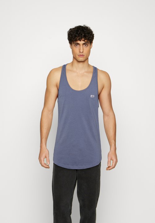 ALPHA INDUSTRIES Basic Tank BB - Canotta Uomo Slim Fit Con Logo Sul Petto, Cotone
