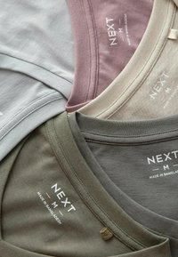 Next V-NECK FIVE PACK - Základné tričko - blue green pink grey