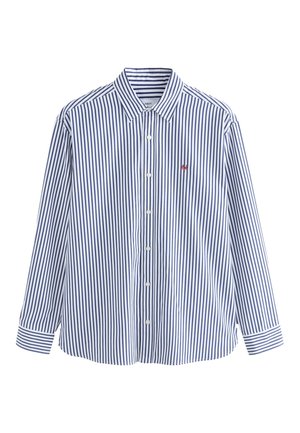 Next, Camisa - white blue