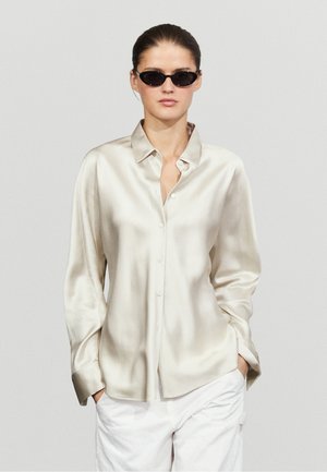 Massimo Dutti, Overhemdblouse - silver-coloured