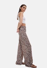 Koton WIDE LEG - Broek - brown