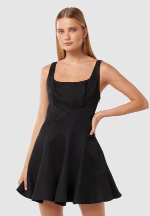 JAYA FLUTE MINI DRESS - Cocktail dress / Party dress - black