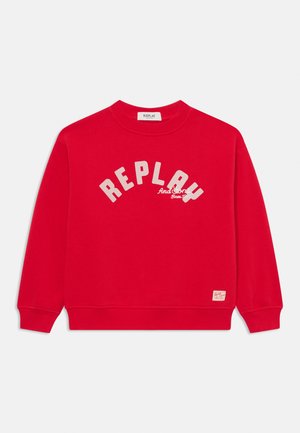 Sweatshirt - cherry red