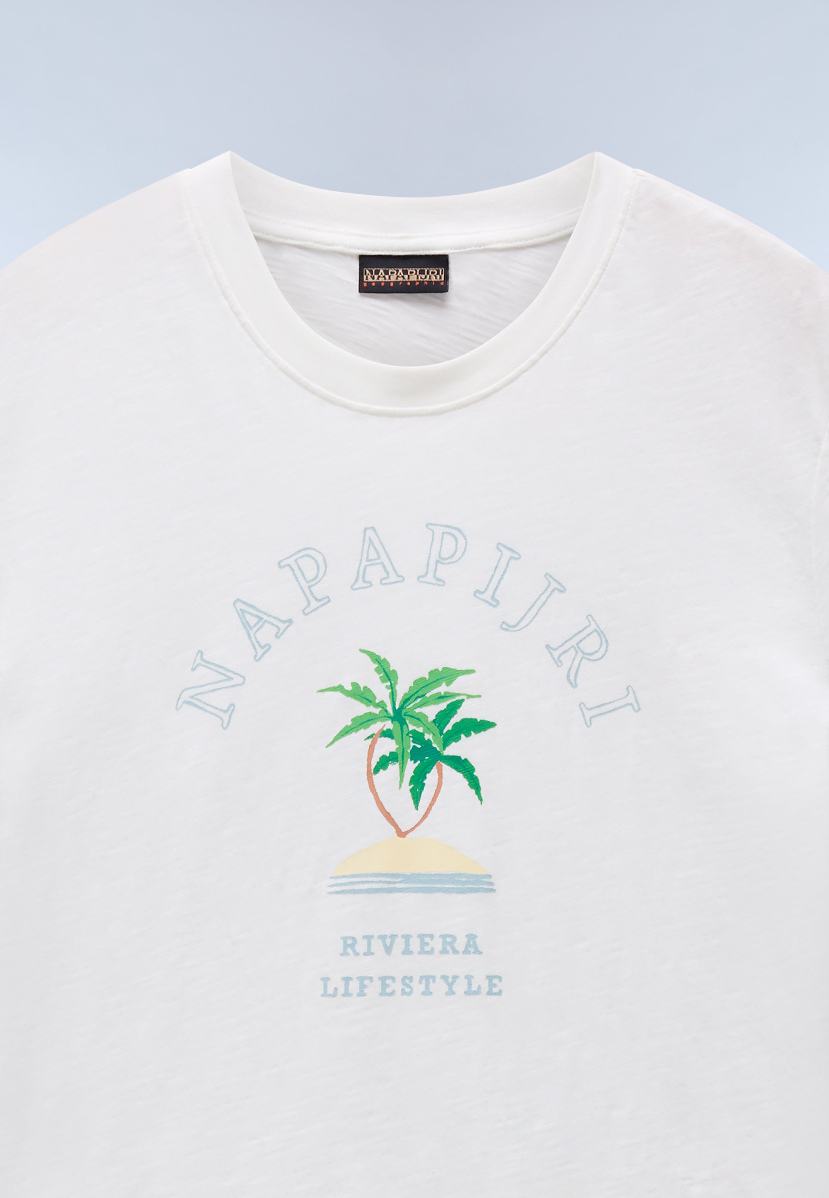 売れ筋商品|||ナパピリ Tシャツ レディース トップス FETE BLACK BEAUTY - Print T-shirt - white Napapijri FETE BLACK BEAUTY - T-shirt print - white/wit
