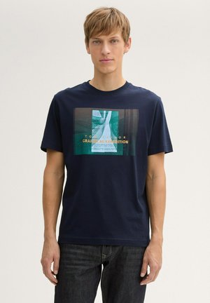 T-Shirt print - sky captain blue