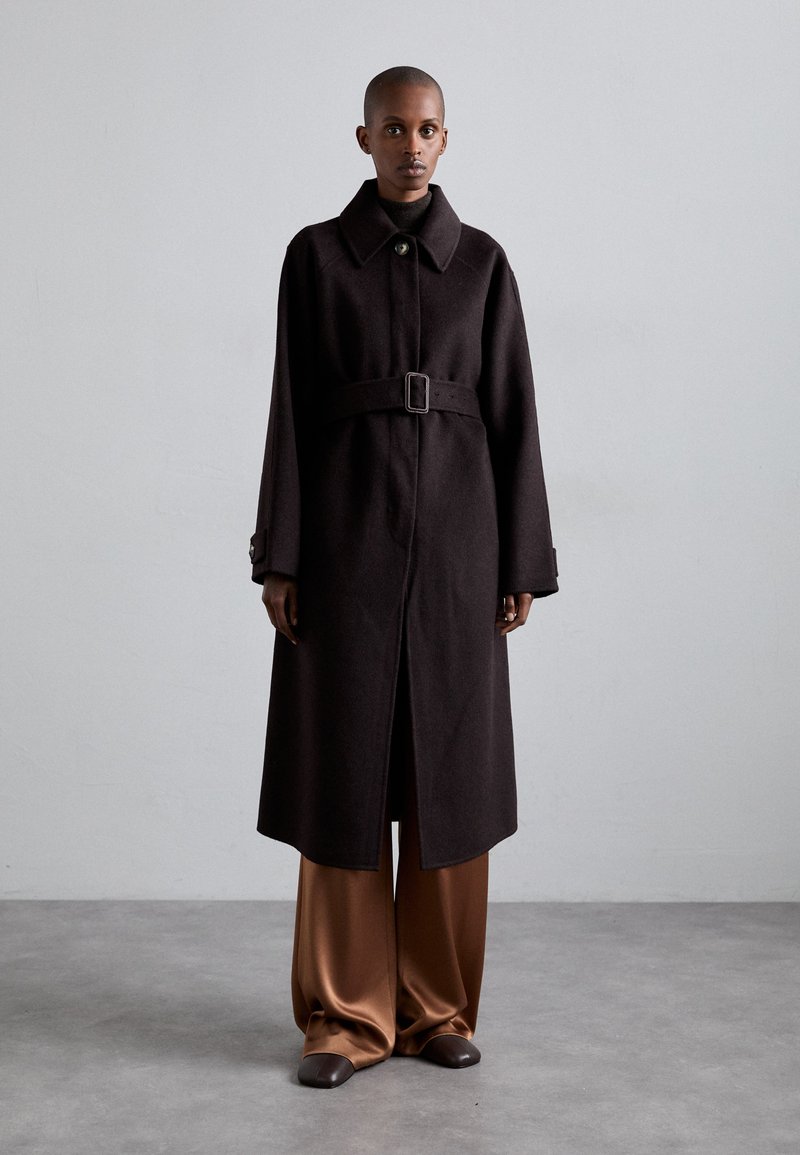 Proenza Schouler White Label - JULIETTE COAT IN BRUSHED - Klassischer Mantel - hickory, Vergrößern