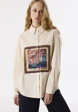 VISUAL PRINTED - Camicia - beige
