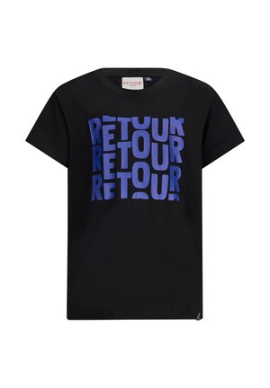 GIDION - Print T-shirt - black