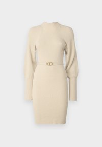 DRESS - Abito in maglia - white cream