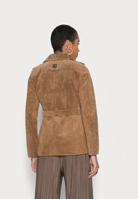Freaky Nation Casaco de couro - cognac