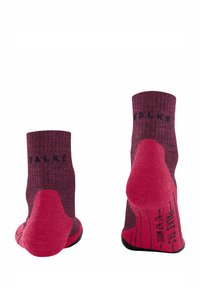 FALKE TK2 WOOL SHORT TREKKING MEDIUM CUSHIONING - Calze sportive - azalea