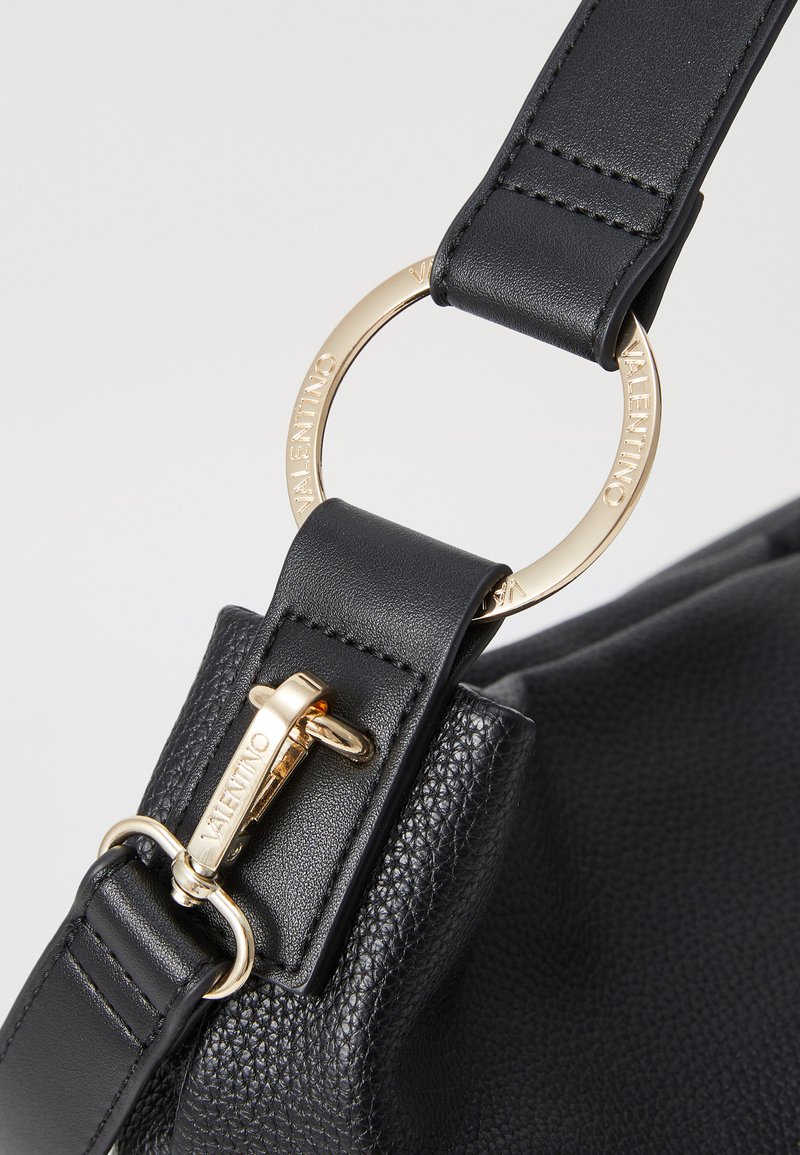 Sac à épaule VALENTINO Peonies Re Hobo Bag - Noir (Nero) - Neuf Avec étiquettes