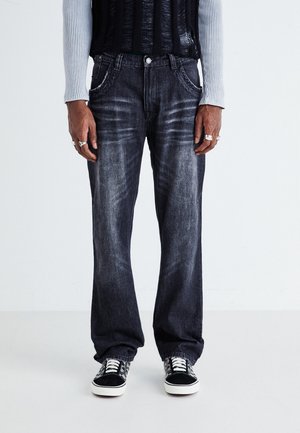 Relaxed fit jeans - black