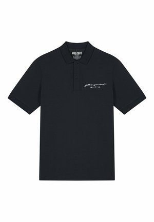 FOLLOW YOUR HEART EMBROIDERY UNISEX  - Polo - black