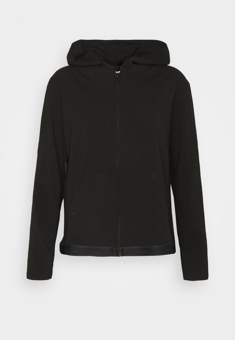 Lacoste Sweater met rits zwart