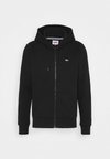 REGULAR ZIP HOOD - Zip-up sweatshirt - black
