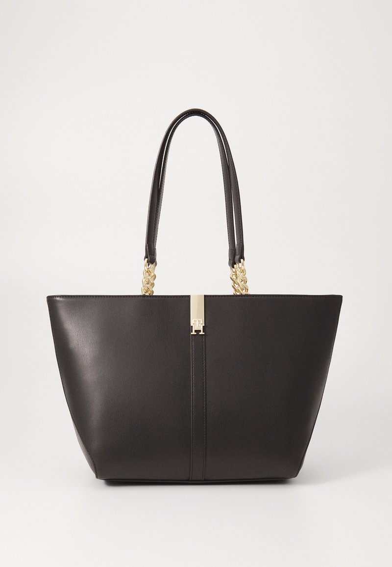 Tommy Hilfiger HERITAGE TOTE - Käekott - black