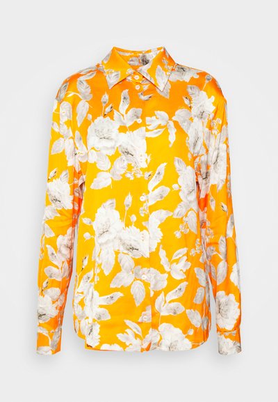 Erdem GRANDAD COLLAR - Πουκαμίσα με κουμπιά - orange/white