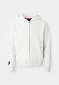 LABEL UNISEX - Zip-up sweatshirt - pastel grey melange