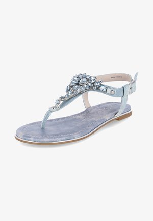 Buffalo CAPRI GLAM - T-bar sandals - blau