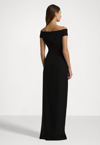Lauren Ralph Lauren CREPE OFF THE SHOULDER GOWN - Iltapuku - black