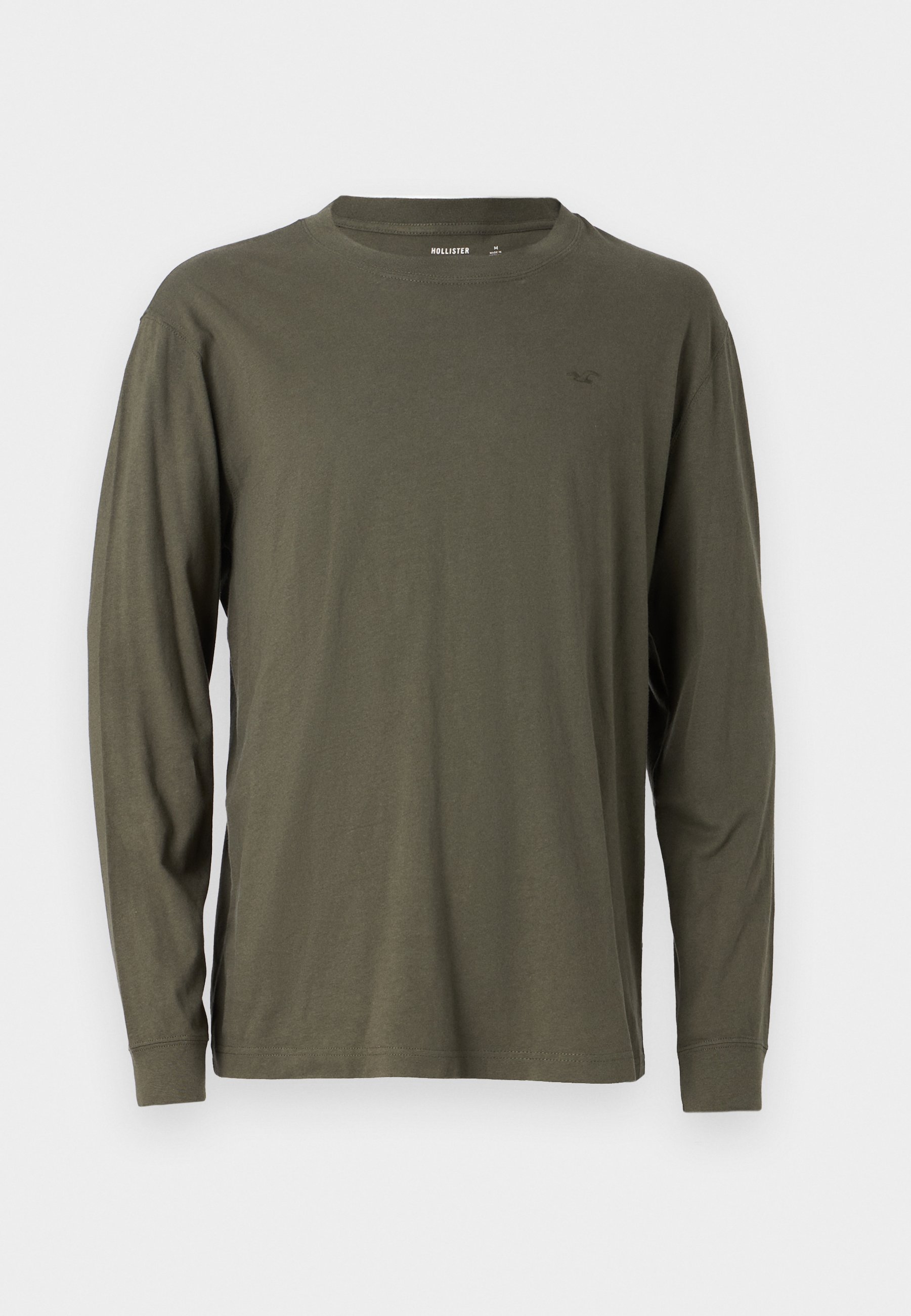 Hollister Co. Long-Sleeve Cotton Crew T-Shirt - Maglietta a manica lunga -  green/verde - Zalando.it