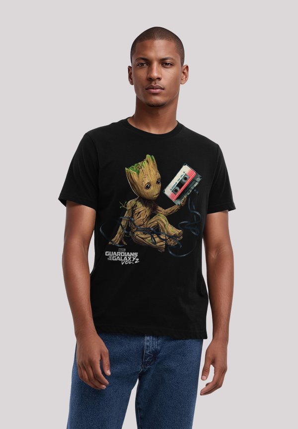 MARVEL GUARDIANS OF THE GALAXY VOL2 GROOT TAPE - T-Shirt print - schwarz