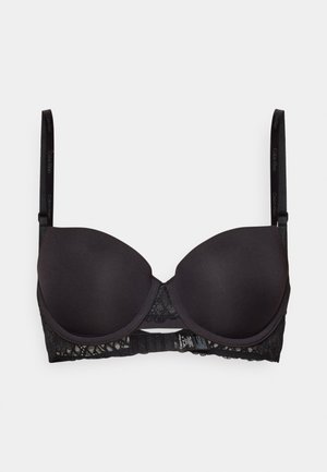 Calvin Klein Underwear LIGHTLY LINED BALCONETTE SOFT STRETCH LACE - Balconette bra - black