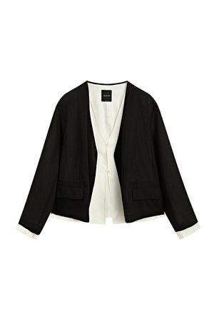 Massimo Dutti, CONTRAST DOUBLE JACKET FOR A COMPLETE LOOK. - Let jakke / Sommerjakker - black