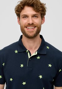 s.Oliver PRINT IM -STIL - Poloshirt - navy