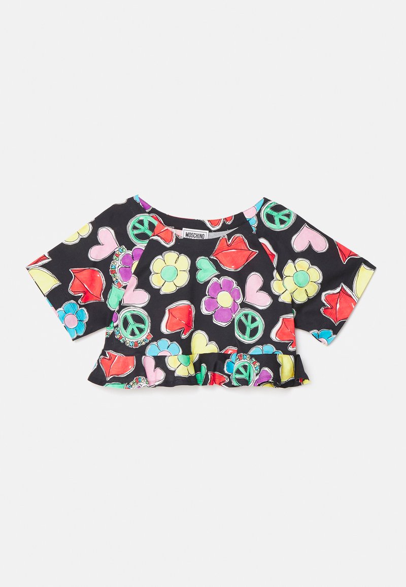 MOSCHINO JEANS T-shirt print zwart