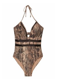 Reiss Badeanzug - mink