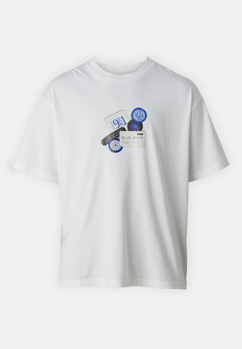 Replay T-shirt print crème