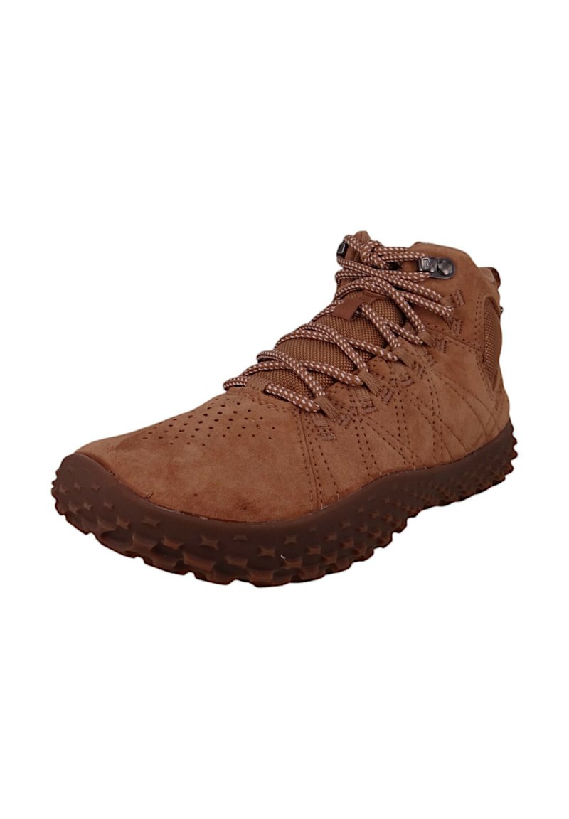 merrell wrapt mid tobacco Merrell WRAPT BAREFOOT MIT QUANTUM GRIP - Hiking shoes - tobacco/brown