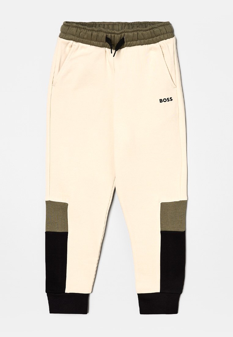 BOSS Kidswear Trainingsbroek crème BOSS Kidswear Trainingsbroek crème