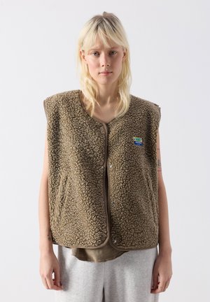 American Vintage HOKTOWN - Veste sans manches - muscade chine