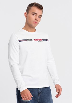 Ombre Langarmshirt - white