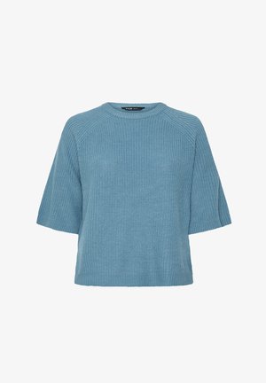 Yours Clothing, PLUS SIZE JUMPERS - Strickpullover - blue